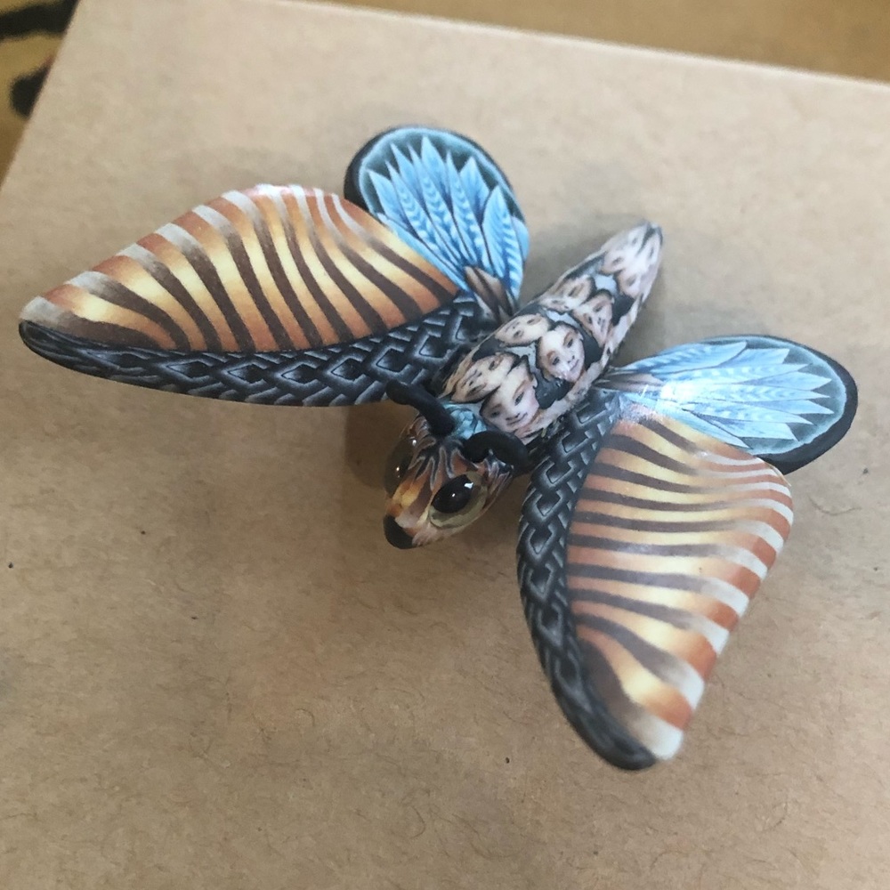 Jon Stuart Anderson Butterfly Pin - Picture 3 of 9